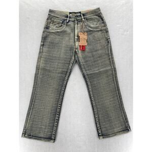 Vintage Koman Jeans Mens‎ 32x30 Relaxed Straight Blue Denim Flap Pocket Y2K NWT